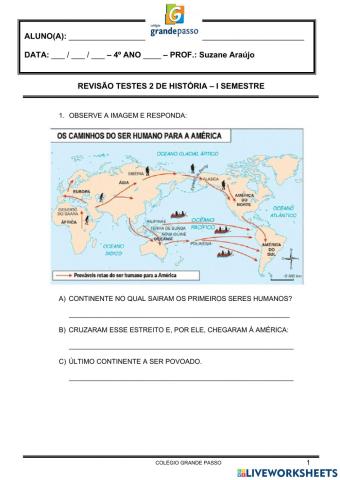 Pré - História  - Migração - invenções