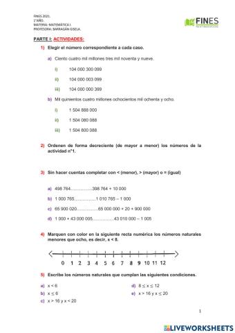 Tp n°1: número naturales