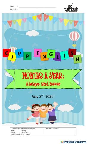 12 Months A Year: Always and Never-A