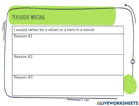 Persuasive Writing 2