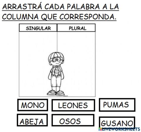 Singular y plural