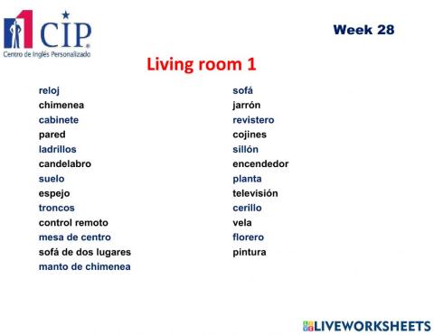 Living Room 1 Exam W28
