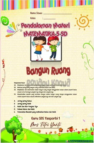 Latihan Soal Bangun Ruang