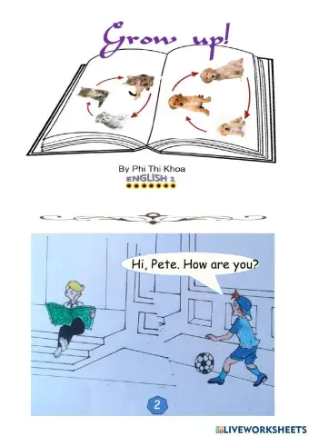 Englsih 1-Story 1-Grow up