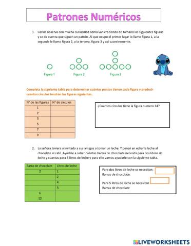 Patrones y secuencias