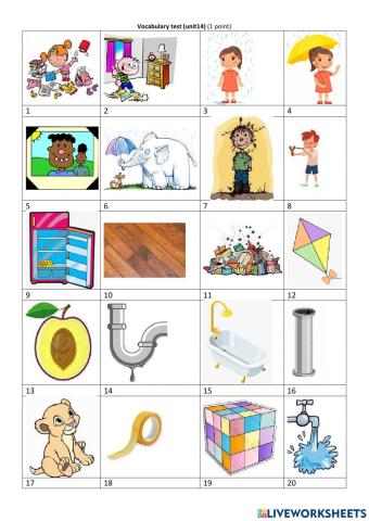 Vocabulary unit 14 family and friends2