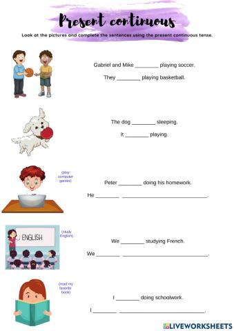 Present Continuous 5