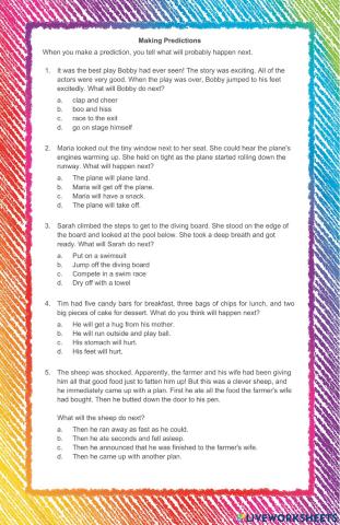 Making Predictions 2