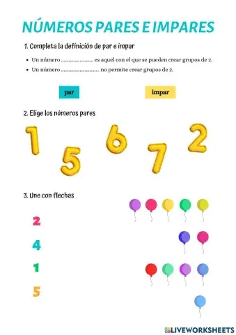 Números pares e impares