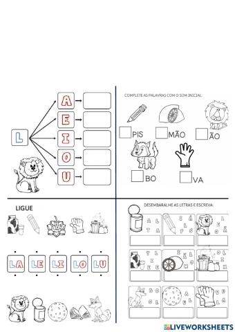 Família silábica l