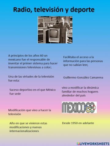 Radio, deporte y Televisión en México siglo XX