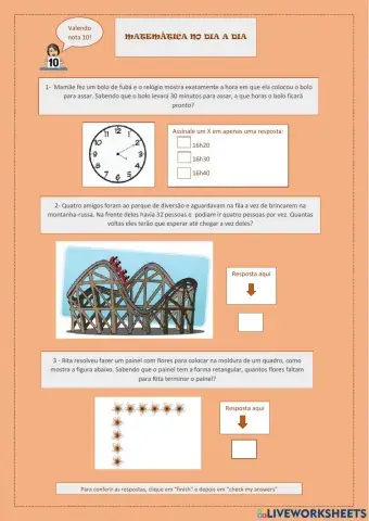 Matemática no dia a dia