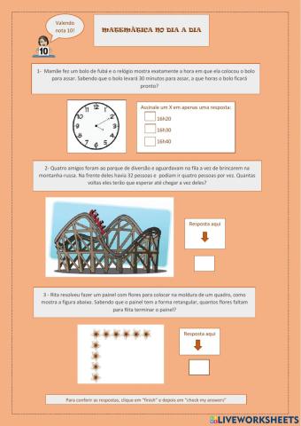 Matemática no dia a dia