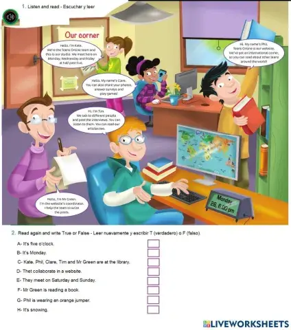 Let's meet the characters