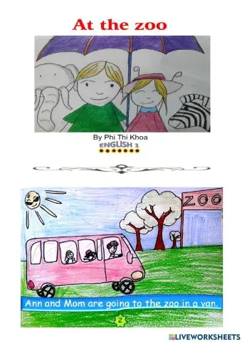 English 1 - Story 5 - At the zoo