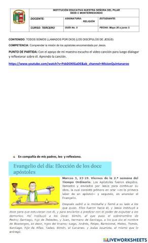 Los discipulos de jesus