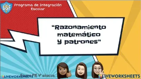 Desafío razonamiento matemático