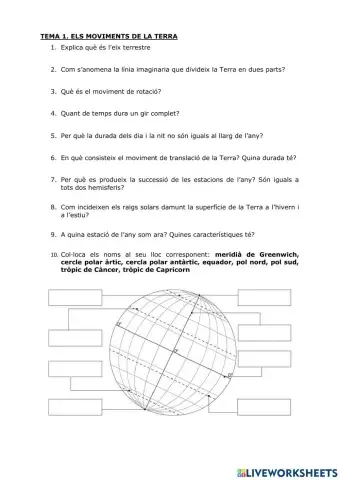 Moviments de la Terra