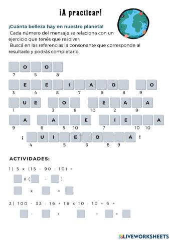 Cálculos combinados