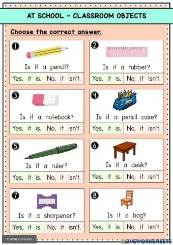 Classroom Objects