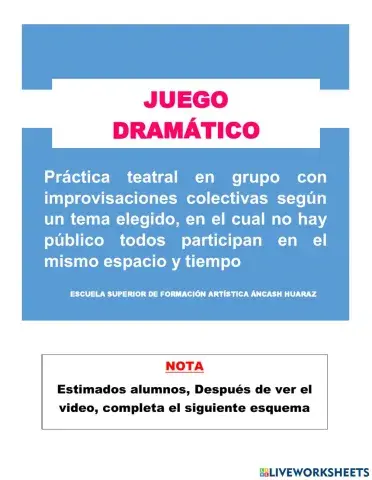 Juegos dramáticos