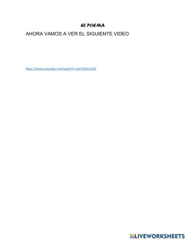 Video del poema