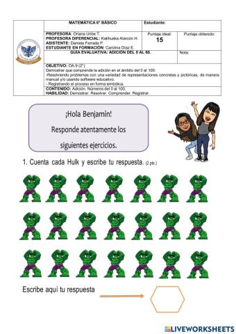 Adición del 0 al 60