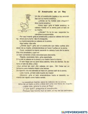 El avestrucito es el rey