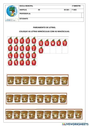 Pareamento de letras