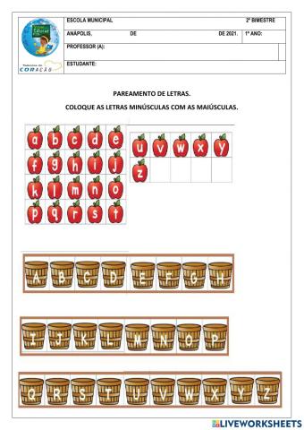 Pareamento de letras