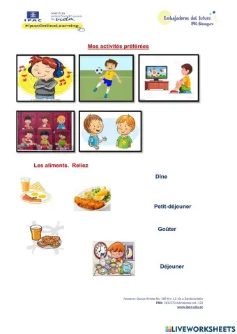 Qu'est-ce que tu aimes ou tu n'aimes pas?