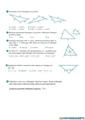 Pamašieji trikampiai