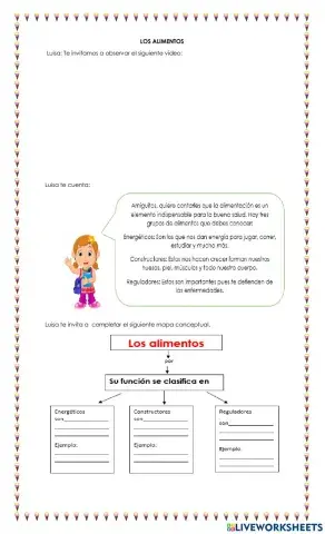 Clasificación de los alimentos