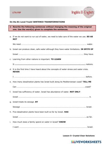 Sentence Transformations