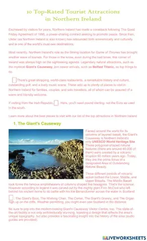 10 Top-Rated Tourist Attractions  in Northern Ireland