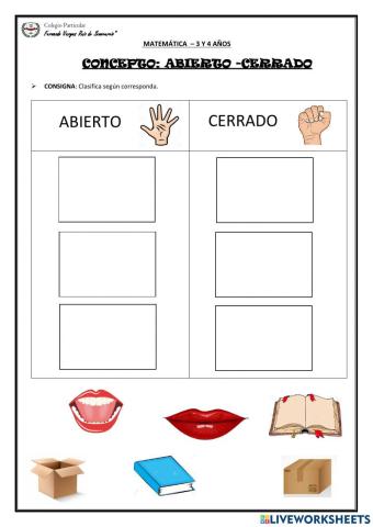 Concepto:abierto-cerrado