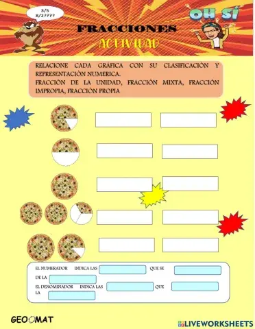 Actividad de fracciones
