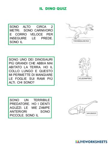Dino quiz