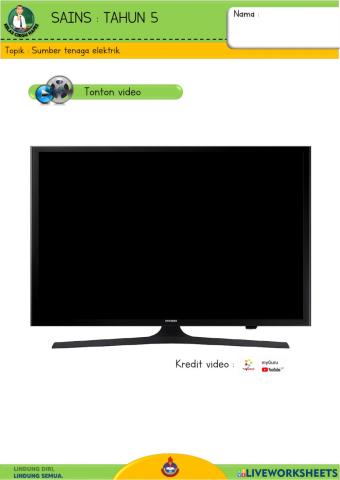 Sains T5 - Sumber tenaga elektrik