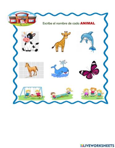 Nombres de animales