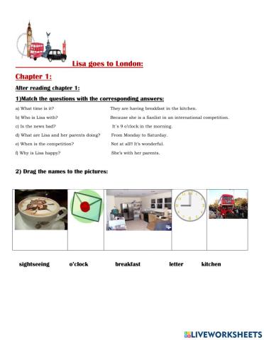 Lisa goes to London-Ch 1