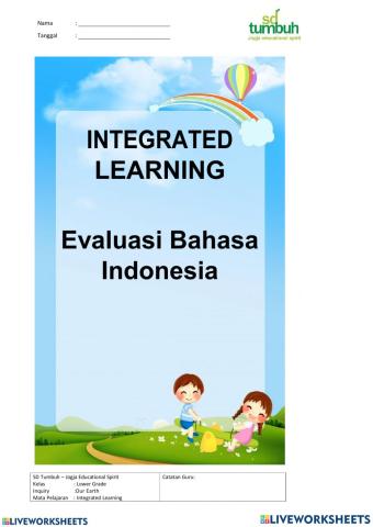 Evaluasi Bahasa Indonesia --
