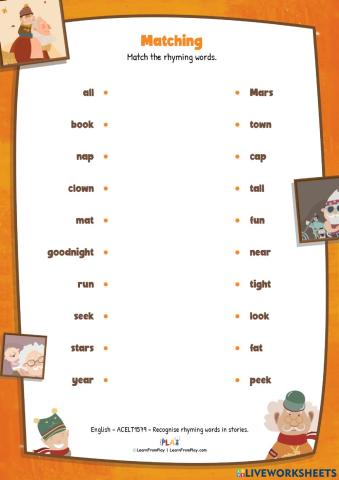 What Do You Call Your Grandpa - Matching