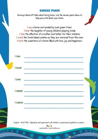 Coming Home To Country - Senses Poem