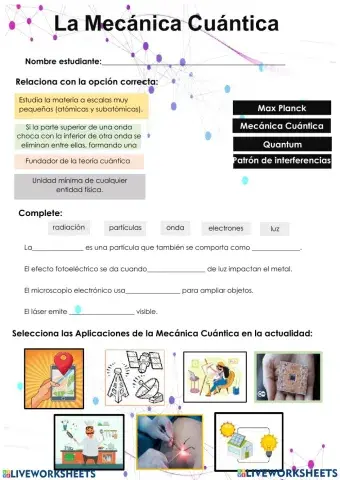 Evaluación Mecánica cuántica