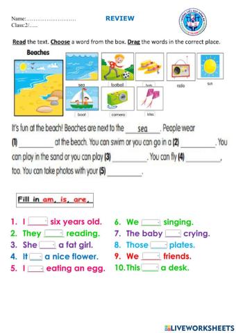Grade 2. Review 8