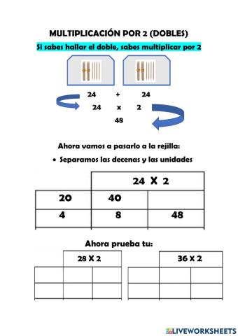 Multiplico x 2