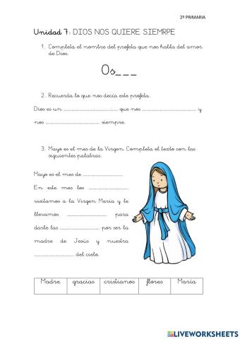 Dios nos quiere siempre