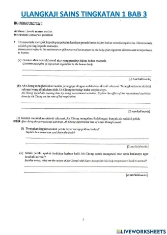 Sains tingkatan 1 bab 3