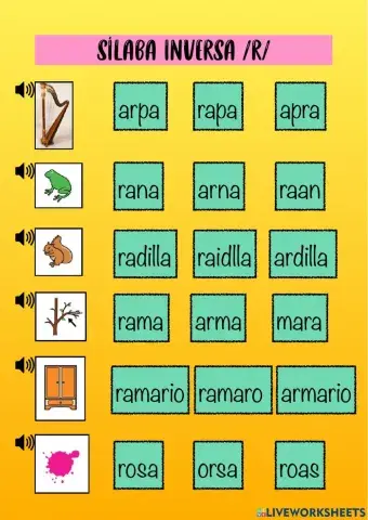 Sílaba inversa -r-